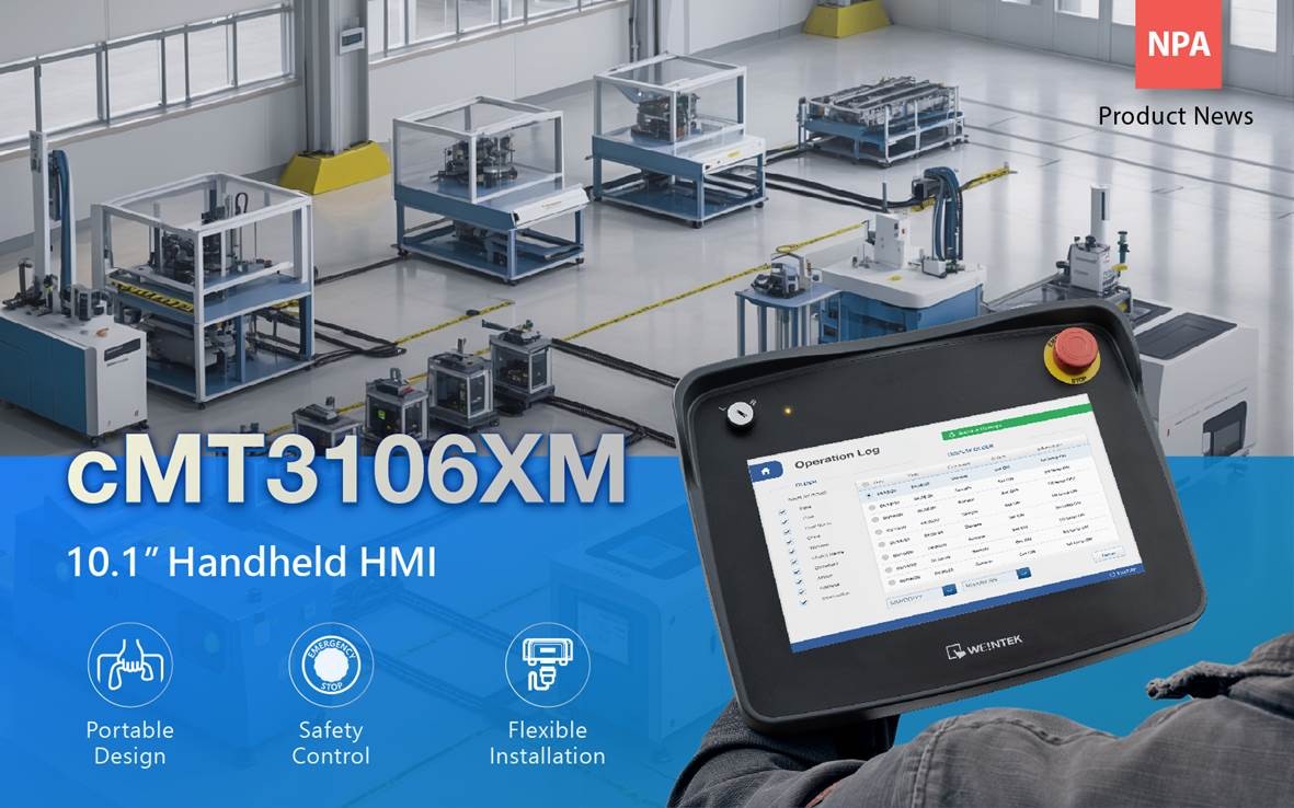WEINTEK<br>cMT3106XM HMI<br>cMTX Portatile da 10,1″